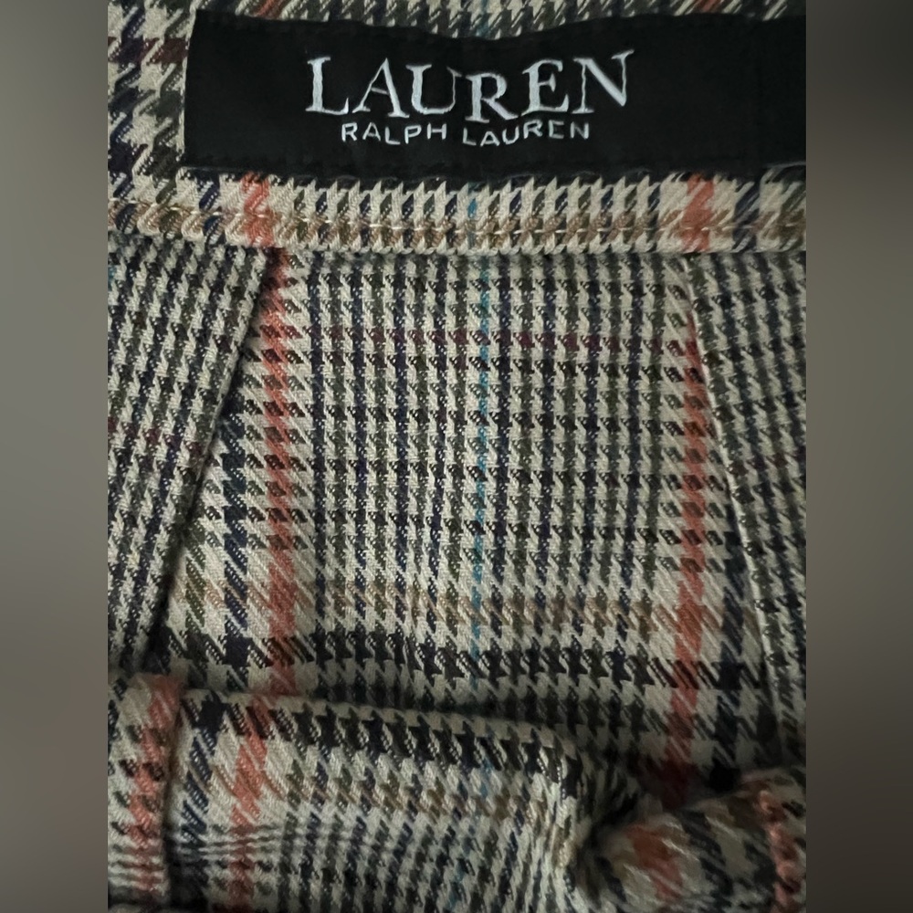 Lauren Ralph Lauren Multicolor Plaid A-Line Skirt - Picture 8 of 16
